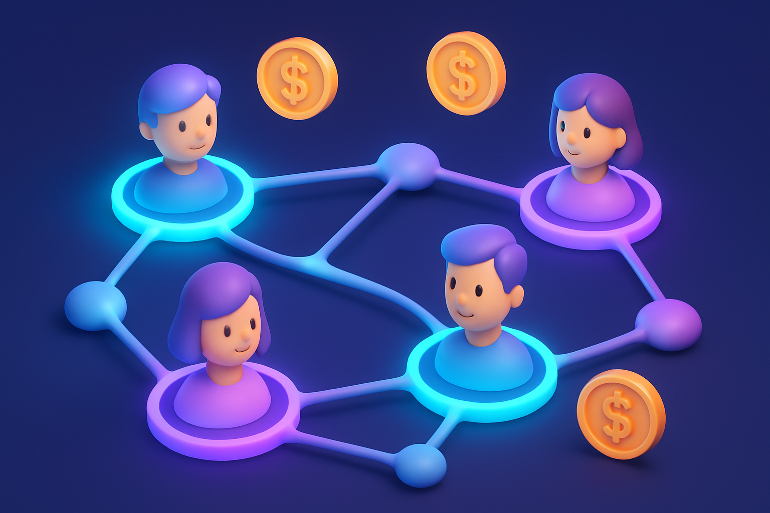 네트워크 일러스트